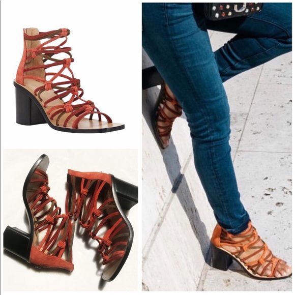 NWT rag & bone Camille suede sandals - Picture 2 of 15